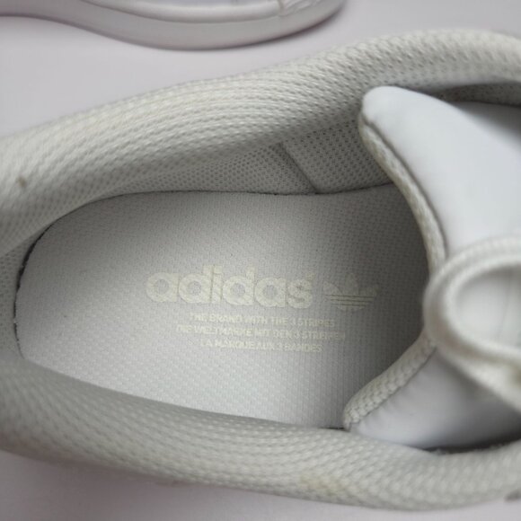 Adidas Originals Superstar Sneakers White Mens 9 B27136 New Display Yellowing - Picture 10 of 12
